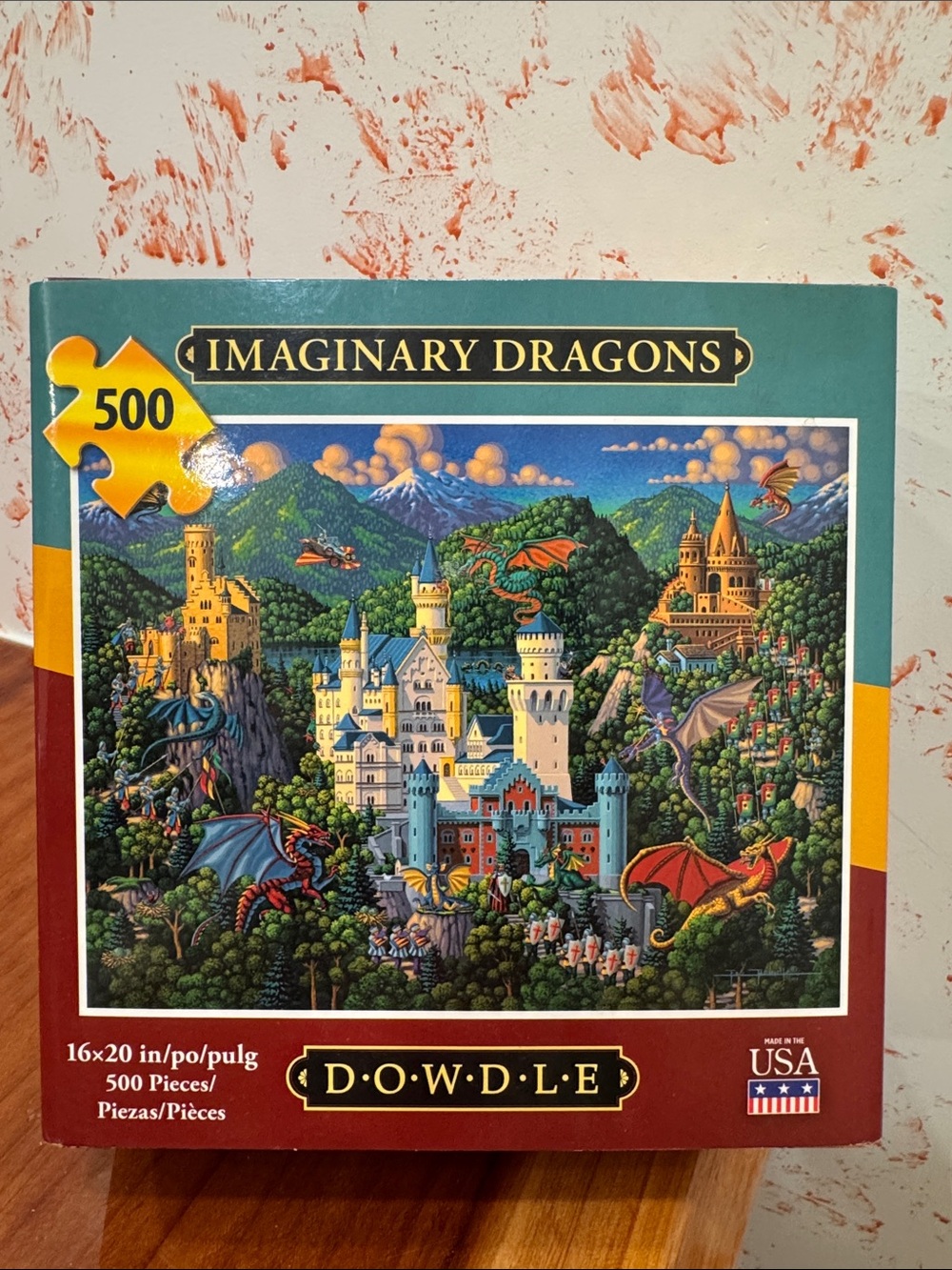 Dowdle Imaginary Dragons - 500 Piece Puzzle